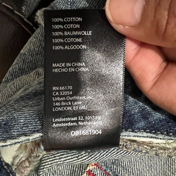 BDG Urban Outfitters A-Line Cutoff Raw Hem Women's Mid-Rise Jean Shorts Size 25 - Picture 11 of 13